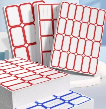 Adhesive Label Paper, Sticky Notes, Price Classification Tags, Self-Adhesive Name Tags for Schools
