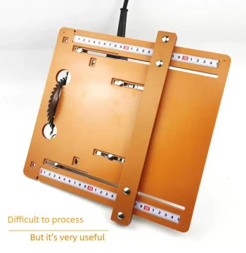 Cutting Machine Base Plate Cutting Artifact Inverted Mounting Plate Fence 4-inch Marble Machine Bakelite Base Woodworking Renovation Tools