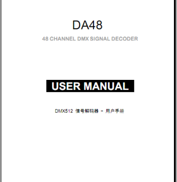 Lidu DA48 Signal Decoder User Manual