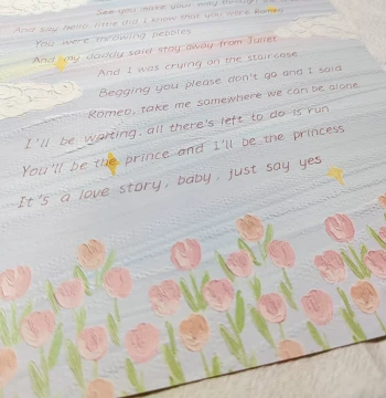 CREAMSODA Cream Soda Notepad, Yogurt Tulip Design, B5 Double-Sided 120g Tear-Off Sticky Notes for Study