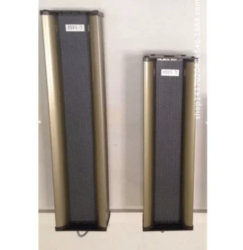 Wall-Mounted Speaker 25W Champagne Aluminum Alloy Outdoor Waterproof Column Speaker, Constant Voltage/Constant Resistance Wall-Mount Loudspeaker Horn