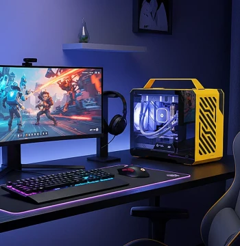 ASUS i5-14400F / RTX 5060 DIY Gaming PC Tower for Streaming, Office Work, and Mini Desktop Assembly