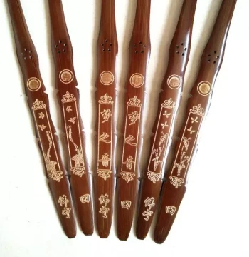Authentic Tian Weining Bamboo Mallets for Yangqin, Instrument Accessories, Professional Tian Weining Vintage Bamboo Mallets, Includes Tube