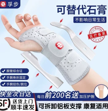 SF Express Wrist Fixator TFCC Brace with Steel Plate for Fracture and Joint Support, Tenosynovitis Wrist Splint