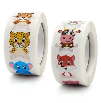 Children's Cute Cartoon Animal Stickers, Score Reward Fun Labels, Kindergarten Teacher Praise & Encouragement Supplies