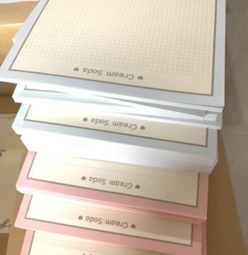 CREAMSODA Notepad B5 Double-Sided Study Paper, Nina Soufflé Instagram Style Sticky Notes