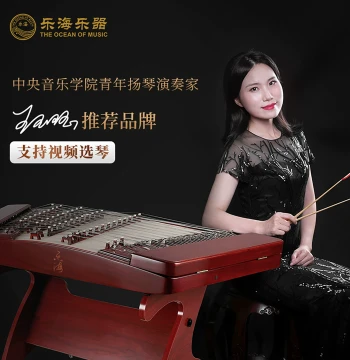 Lehai Yangqin Instrument, African Rosewood, Natural Wood Finish, Multiple Options Available, Live Selection, Model 402 Yangqin DL22