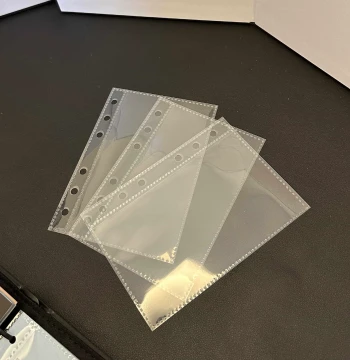 Transparent Inner Pages | Sticky Note Storage | Transparent Loose-Leaf Pouch | Quirky A6