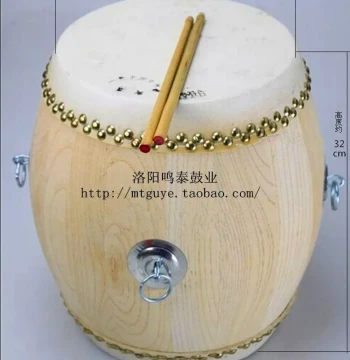 6.5/7/8/9/10 High/Low Pitch Drum White Blank Drum War Drum Hall Drum Dharma Drum Taoist Drum Raw Wood Drum Cowhide Drum Big Drum