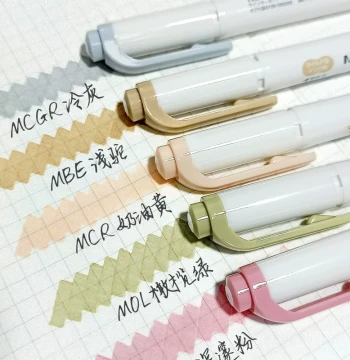Japan ZEBRA Zebra Highlighter New Color Salt Series WKT7 Mild Color Natural Color Dual Tip Fluorescent Pen Student Marking Marker Pen Colorful Complete Set Key Point Flag Journal Official Store