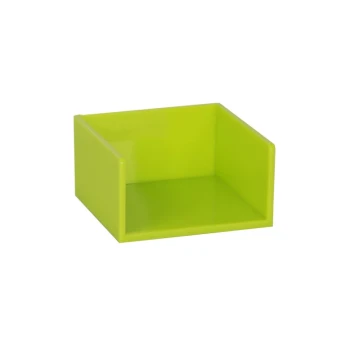 Premium Sticky Note Box Candy-Colored Memo Paper Storage Box Thickened Plastic Colorful Message Pad Holder