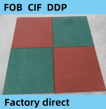 Kindergarten Rubber Flooring Mats - Outdoor Playground Plastic Flooring, Running Tracks, and Community Ground Cover Pads