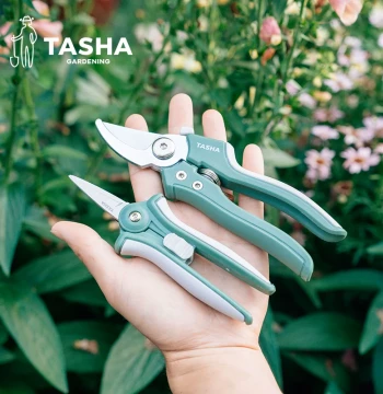 Tasha's Garden Pruning Shears, Heavy Branch Scissors, Household Gardening Scissors with Accessories, Labor-Saving Custom Design by Tasha