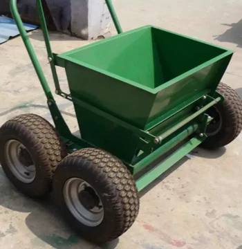 Push-Type Small Football Field Lawn Sanding Machine - Single-Direction Manual Push Sand Spreader