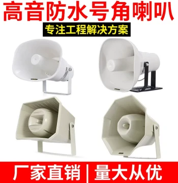 Directional Horn Speaker Outdoor Waterproof High-Pitch Speaker Campus Rural Public Broadcasting Horn Constant Voltage Loudspeaker