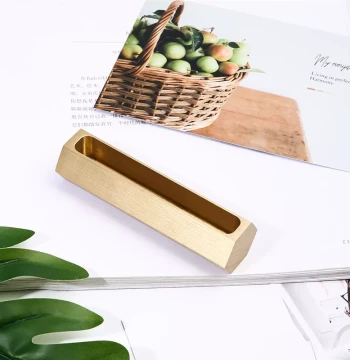 Premium Brass Business Card Holder Front Desk Name Card Clip Men's Business Display Stand Large Capacity Card Rack Showcase