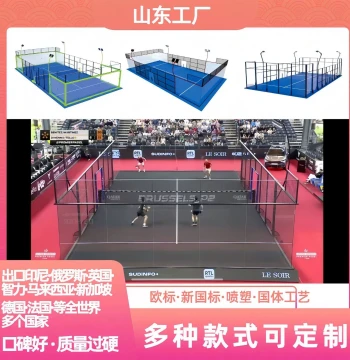 Paddle Tennis Court Sport, 10m 20m with Roof, Padel Court Lawn