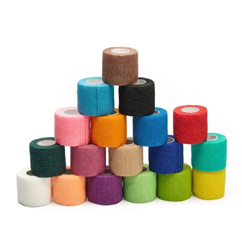 Elastic Self-Adhesive Bandage, Finger Wrap Tape, Stretch Sports Tape, Protective Gear for Wrists, Knees, Elbows, Ankles, Feet, Basketball