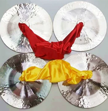Premium Lion King Waist Drum Cymbals (Guang Bo): Available in 28, 30, 33, 35, 38, and 40 cm; Brass Cymbals and Bowls