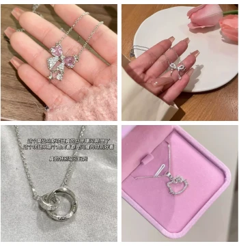 2025 Hot Sale Instagram-Style Birthday Gift Necklace for Women, Sweet Cute Pendant Clavicle Chain for Best Friends & Valentine's Day