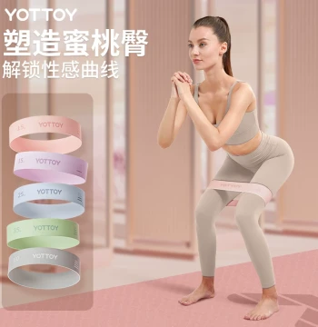 Resistance Band Fitness Yoga Men Women Elastic Loop Power Training Pull Hip Workout Stretch Band Dance Exercise