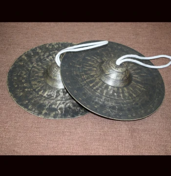 Vintage Bronze Cymbals 24 26 28 30 32 - Black Waist Drum Cymbals, Small Hat Gongs, Naobo, Big Chai, Majestic Drums