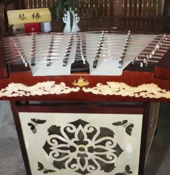 Hailang Instruments Guangzhou Rosewood Carved Five-Code Ten-Tone Yangqin 12-Tone Equal Temperament Lingnan Style Authentic Yiyin Yangqin