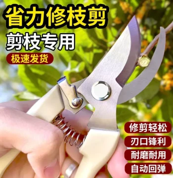 Gardening Pruning Shears, Handheld Floral Scissors for Fruit Tree Branches and Flower Trimming, Specialized Tool