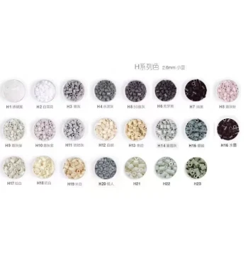 H-Series Posuo Perler Beads MARD Yellow Beans DODO Xiao Wu COCO Same Style Source 2.6mm Small Bead Refill Pack