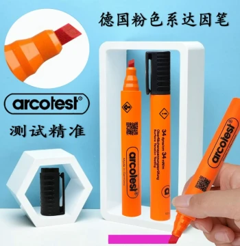 Germany arcotest Dyne Pen, Original Import, Pink, Surface Tension Measurement, Corona Test Pen, Dyne Test Pen