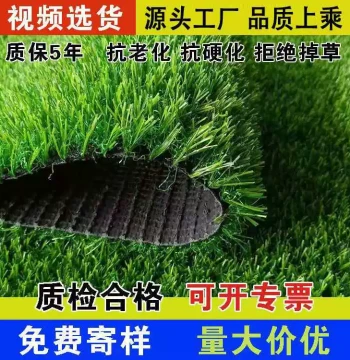 Artificial Turf Carpet Fake Grass Mat for Outdoor Use - Green Plastic Lawn for Fencing, Soccer Fields, and Kindergartens
