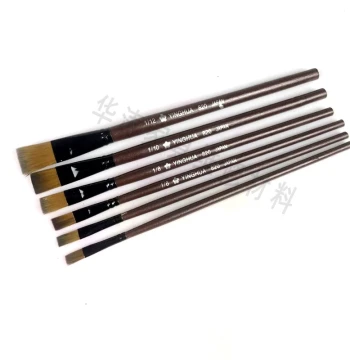 Huatao Furniture Repair & Touch-Up Kit: 6-Piece Assorted Nylon Bristle Wood Grain Brushes for Cosmetic Repairs