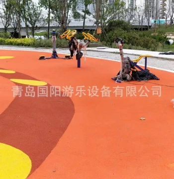 Qingdao Kindergarten Rubber Flooring Installation, Community Fitness Area Rubber Mat Paving, Plaza Rubber Ground Construction