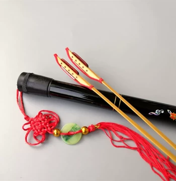 Yangqin Bamboo Hammers with Ox Horn and Rosewood Keys, Reversible Dual-Sided Use, Yangqin Accessories