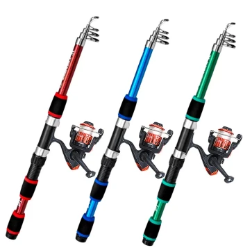 Kids' Lure Rod Portable Mini Fishing Rod Small Handheld Rod for Beginners