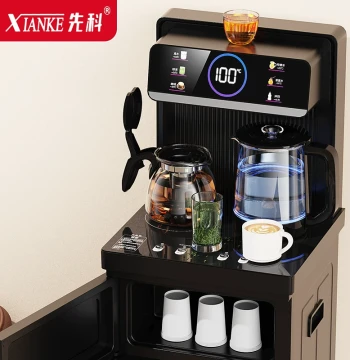 Xianke Smart Voice Tea Bar Machine, Home Vertical Bottom-Load Water Dispenser, Multi-Function Fully Automatic 2025 New Model