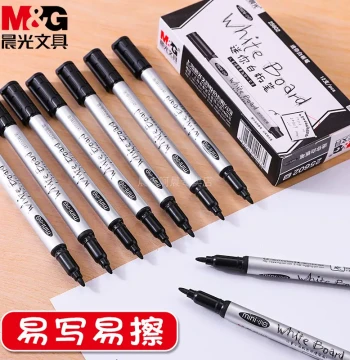 M&G Chenguang Erasable Whiteboard Markers: Fine Tip Colored Markers for Kids, Water-Based Drawing Pens for Boards and Office Supplies Wholesale