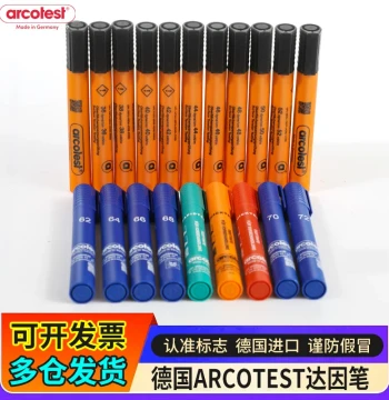 German arcotest Dyne Pen, Corona Pen for Surface Tension Testing, Models 18, 20, 22, 24-72#