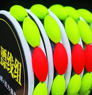 Seven-Star Float Bean Float Line Set Pre-Tied Finished Kit Traditional Wild Fishing Dyneema High-Sensitivity Fish Line Set