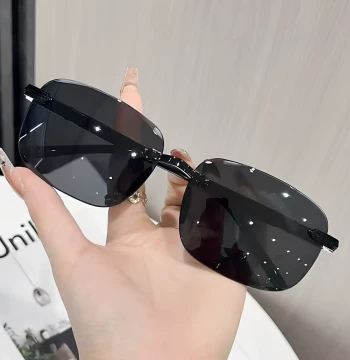 2026 New Men's Sun Visor Sunglasses UV Protection High-Definition Driving and Fishing Glasses Retro Style Sun Protection Eyewear