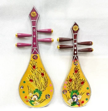 Miaoyin Rebound Pipa Dance Prop for Children and Adults, Dunhuang Dance Performance Solo or Group Wood Instrument