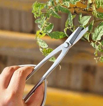 Full Steel Integrated Pruning Shears Bud Scissors Floral Special Scissors Flower Bonsai Gardening Scissors Tender Leaf Scissors Fruit Thinning Scissors