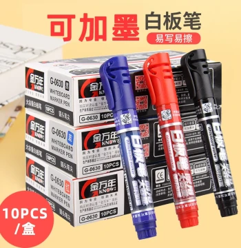 GEnvAnA Whiteboard Markers Refillable Ink Erasable Liquid System Large Capacity Refillable Press Head Teacher Use Thick Tip Whiteboard Writing Pens Water-Addable Marker Pens Erasable Refill Solution Drawing Board Pens 0630
