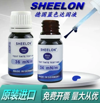 Dyne Liquid Germany SHEELON Blue Series Corona Treatment Fluid, Dyne Pen, Ink for Surface Tension Testing