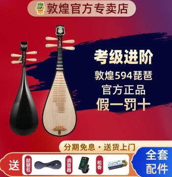 Dunhuang Pipa 594 Children Beginner Entry Adult Professional Grading Performance Pipa [Dunhuang Specialty Store]