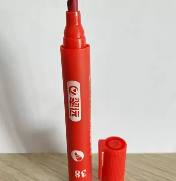 No. 38 Dyne Pen, Cuiyuan CY Domestic Dyne Pen, Surface Tension Test, Corona Pen, Red Color