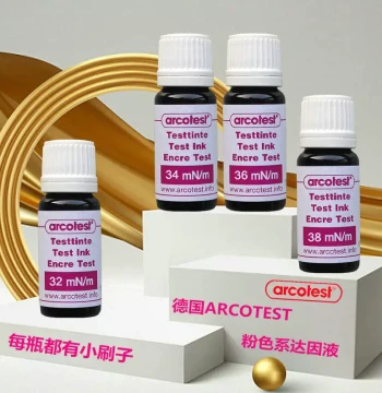 Selected Dyne Liquid, German arcotest Pink Series Corona Liquid Test Liquid, Surface Tension Test Liquid, Dyne Ink