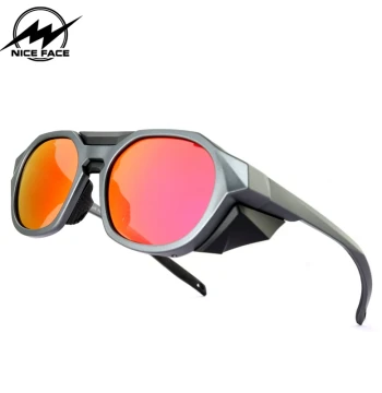 Custom Prescription Outdoor Hiking Glasses for Snow Mountains, Unisex Winter Polarized Windproof Goggles for Skiing and Sun Protection