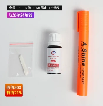 USA A.Shine Dyne Pen, Corona Pen Surface Energy Tension Test Pen Refill Liquid Set 10ml