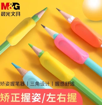 M&G Grip Trainer for Kindergarteners & Beginners - Soft Silicone Pencil Posture Corrector for Kids & Adults, Left/Right Hand Compatible